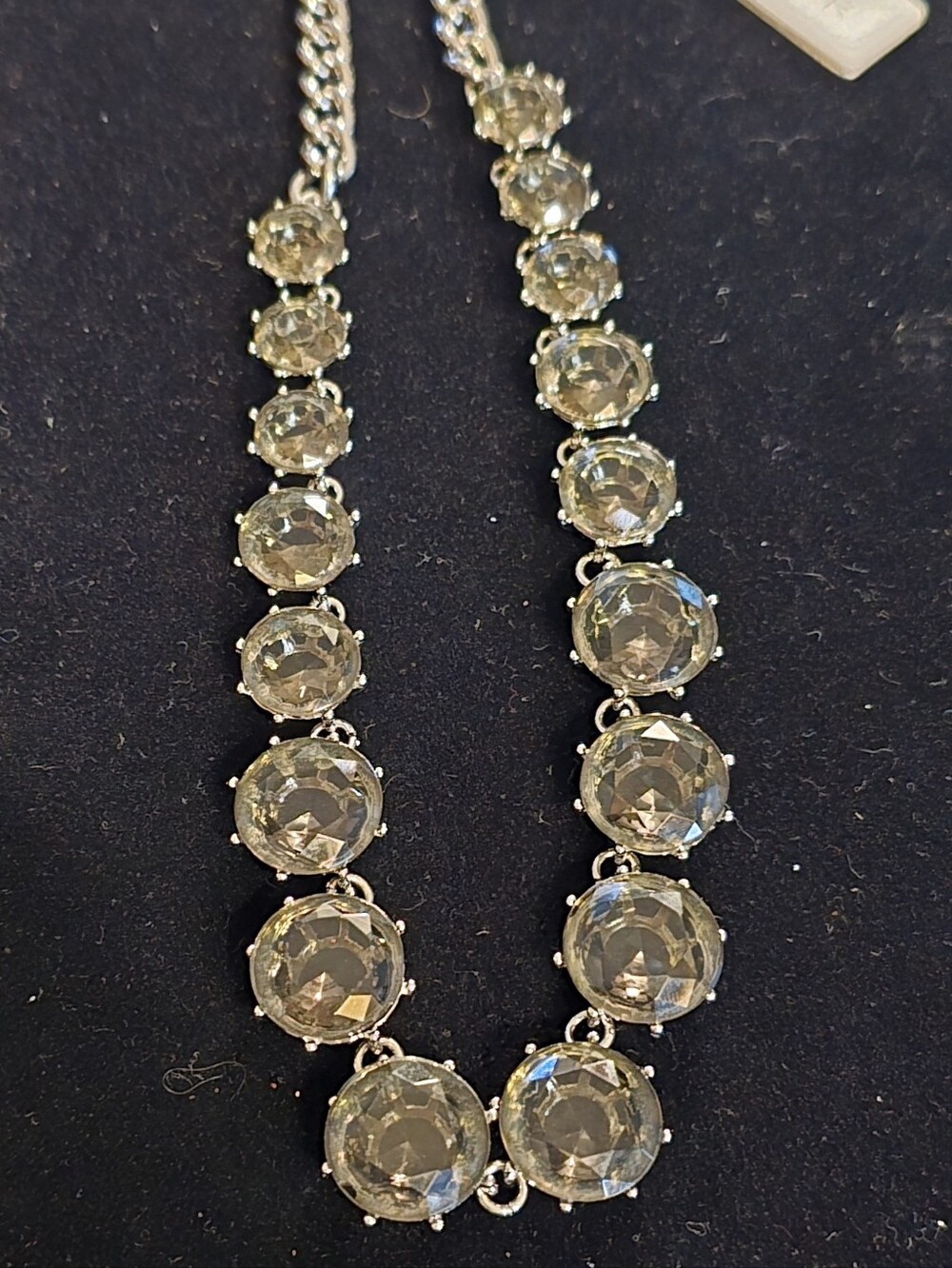 Ann Taylor Crystal Rivière Statement Necklace